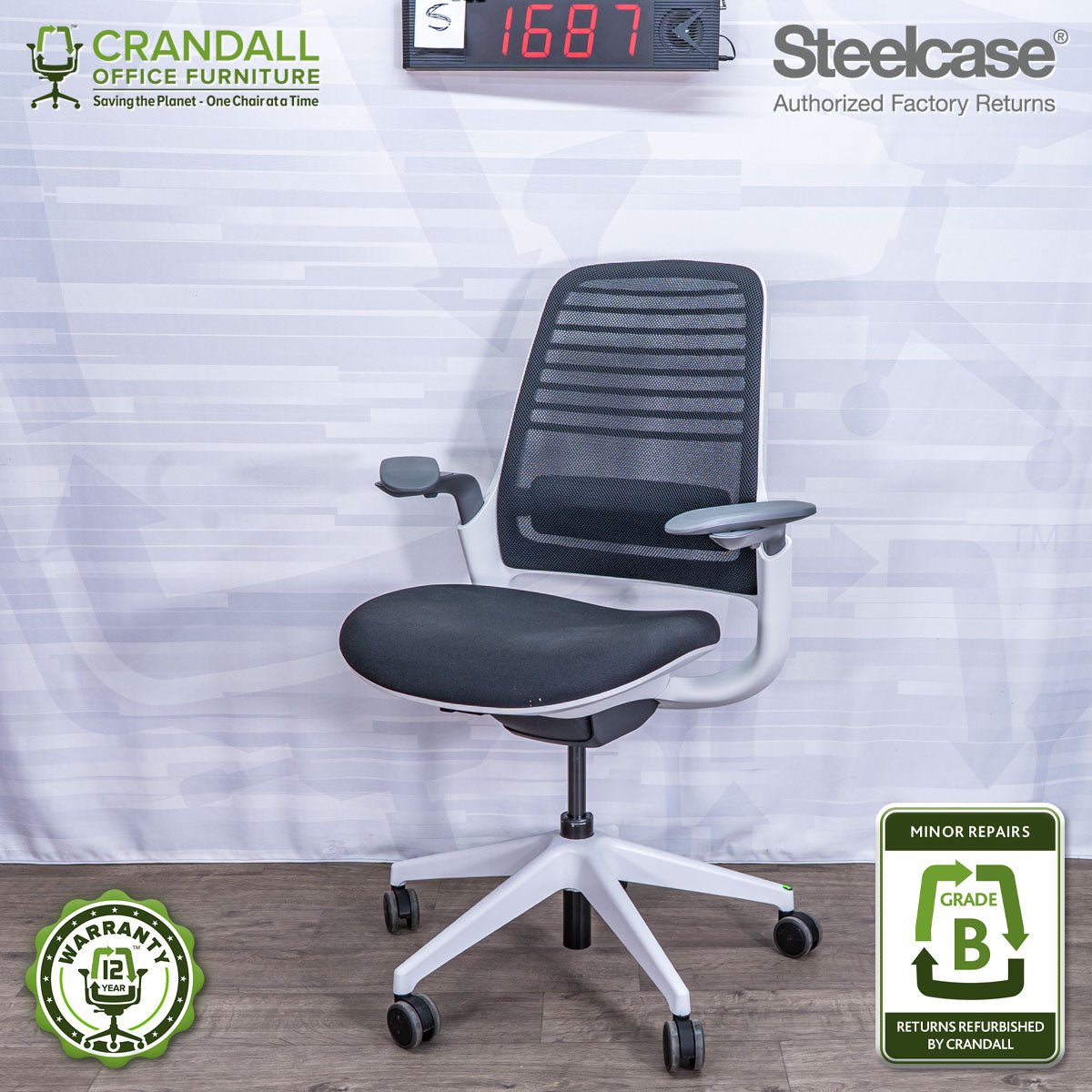 S-1687 - Steelcase Series 1 - Grade B