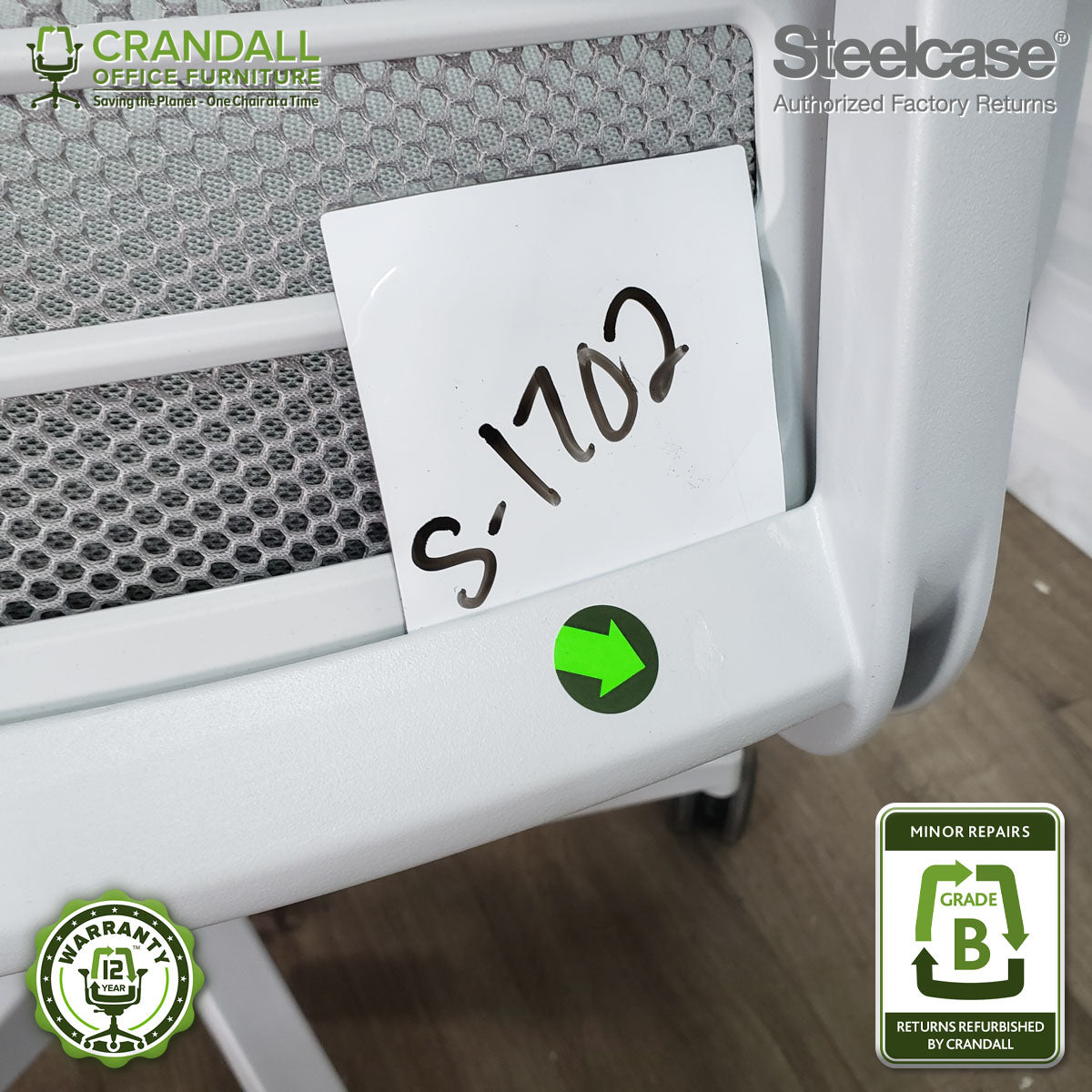 S-1702 - Steelcase V2 Think - Grade B