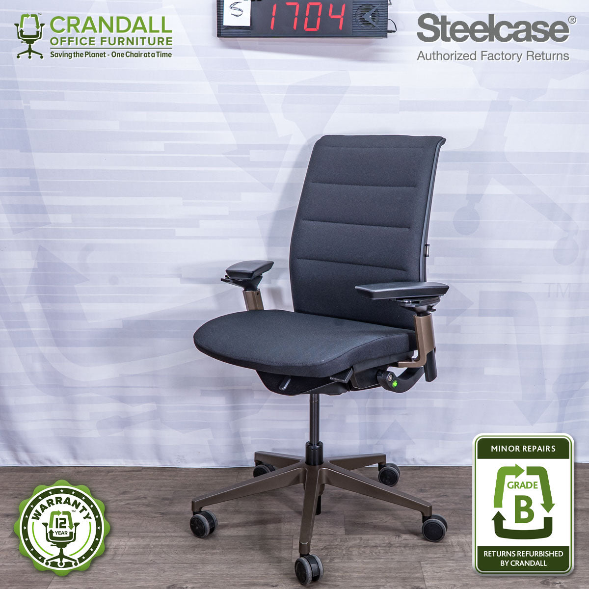 S-1704 - Steelcase V2 Think - Grade B