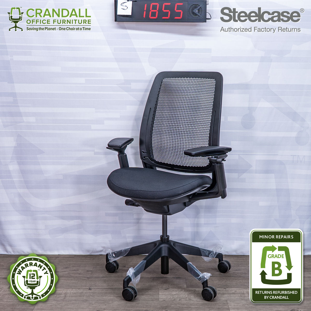 S-1855 - Steelcase Series 2 - Grade B – Crandall Office Furniture