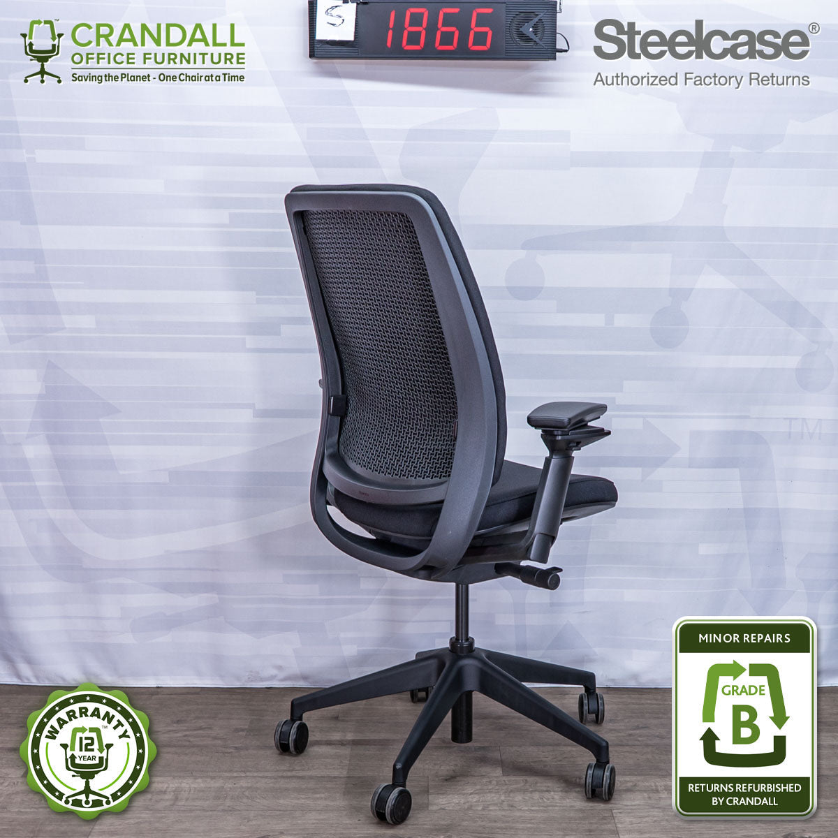 S-1866 - Steelcase Series 2 - Grade B