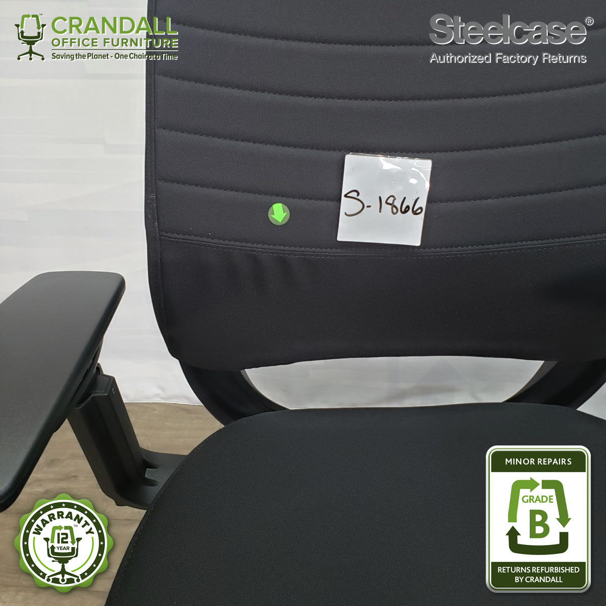 S-1866 - Steelcase Series 2 - Grade B