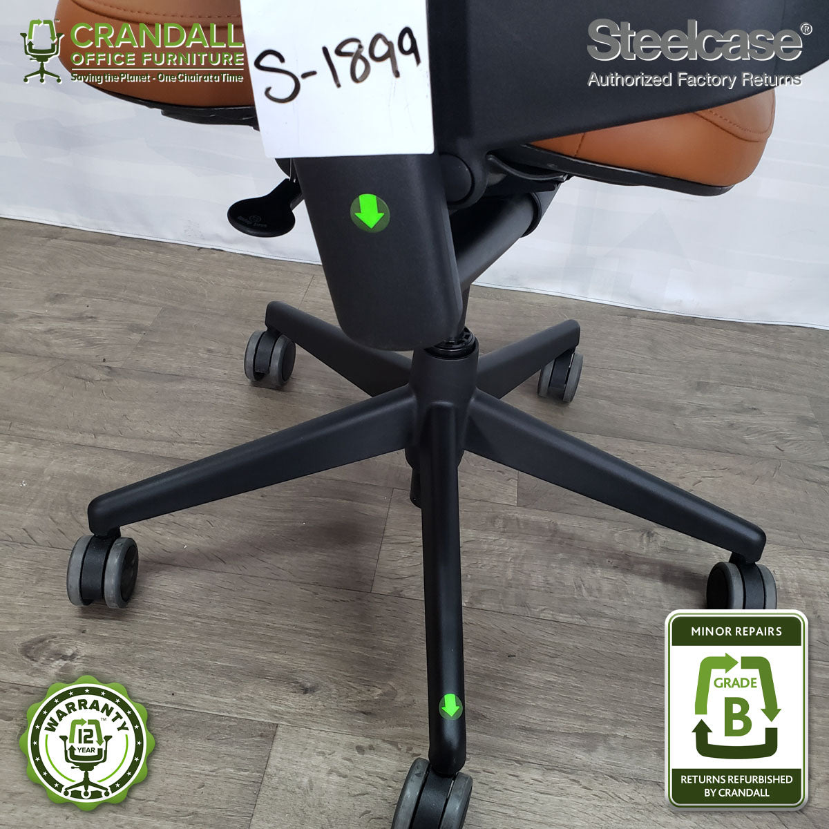 S-1899 - Steelcase Leap V2 - Grade B