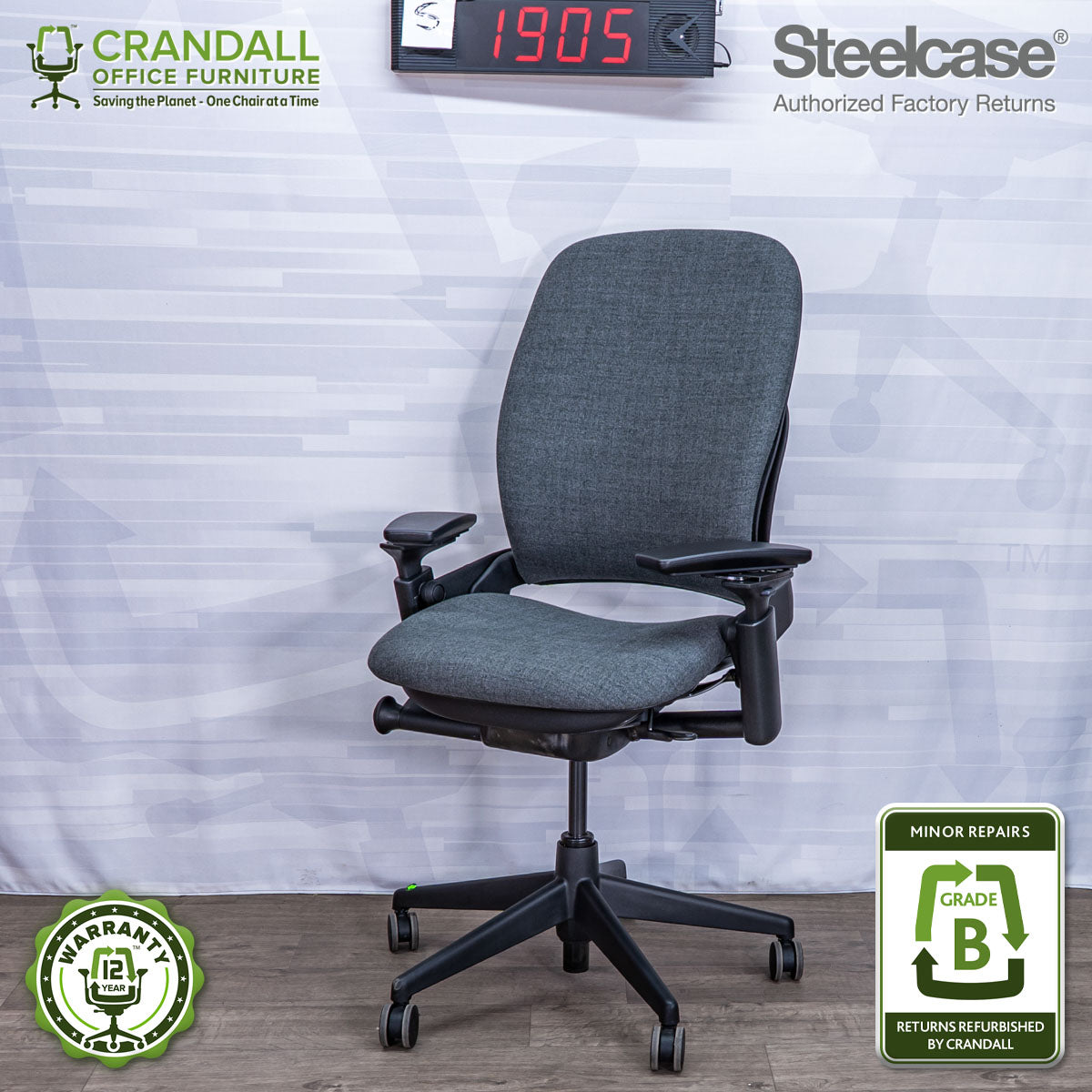 S-1905 - Steelcase Leap V2 - Grade B
