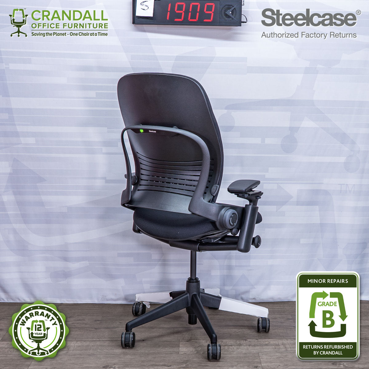 S-1909 - Steelcase Leap V2 - Grade B