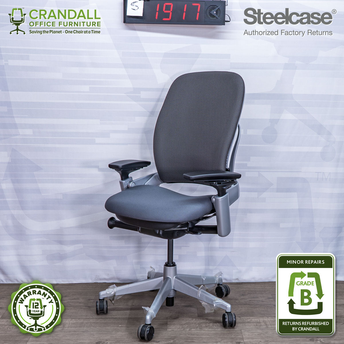 S-1917 - Steelcase Leap V2 - Grade B