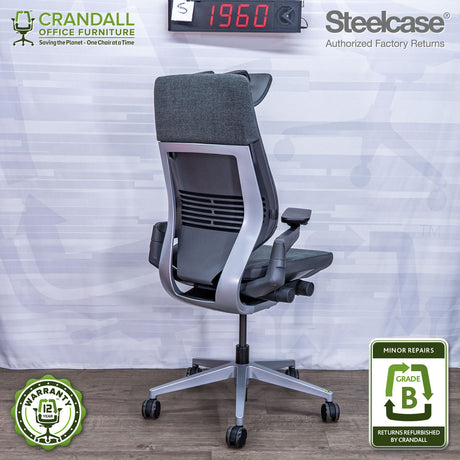 S-1960 - Steelcase Gesture with Headrest - Grade B