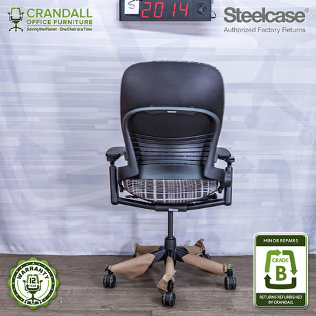S-2014 - Steelcase V2 Leap - Grade B
