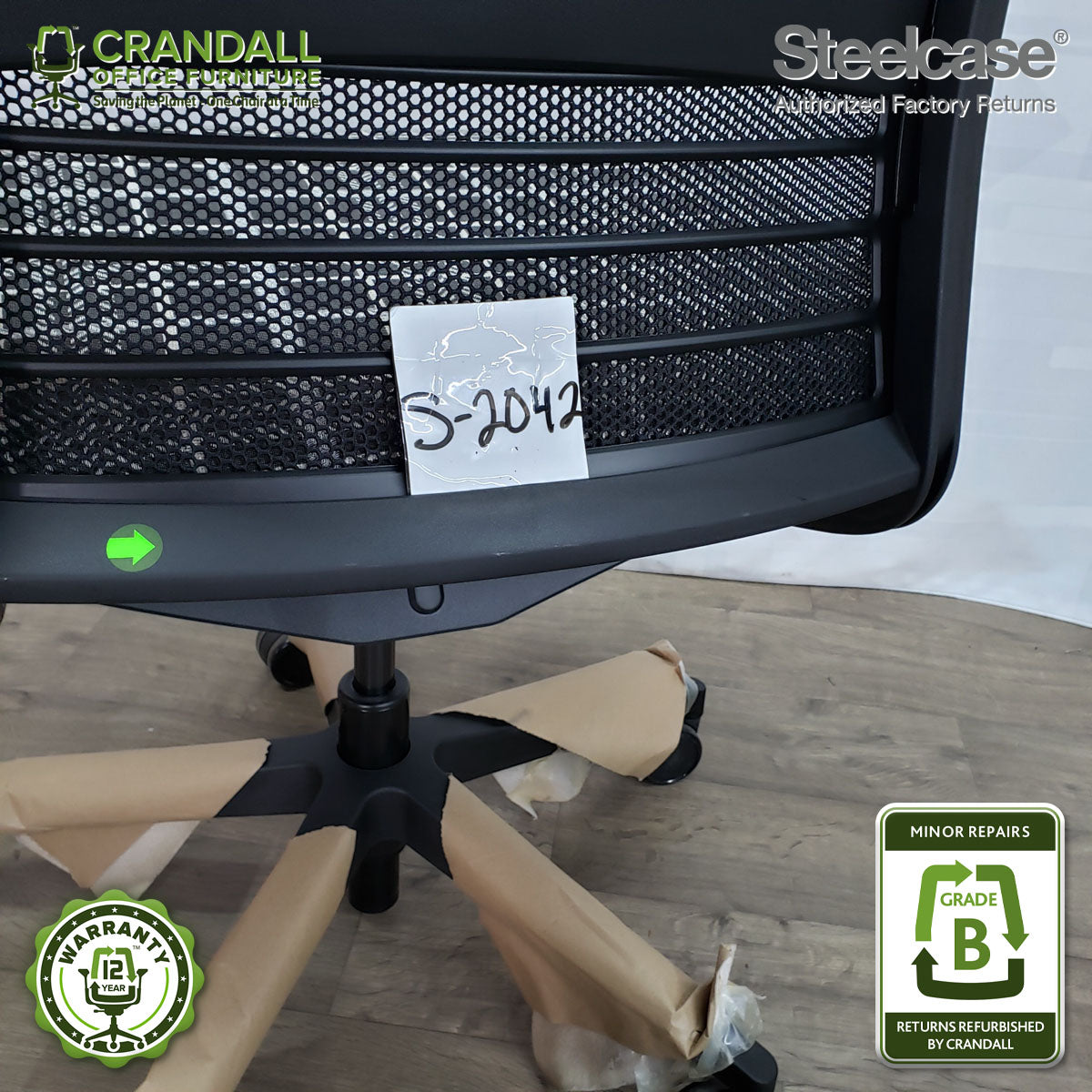 S-2042 - Steelcase V2 Think - Grade B