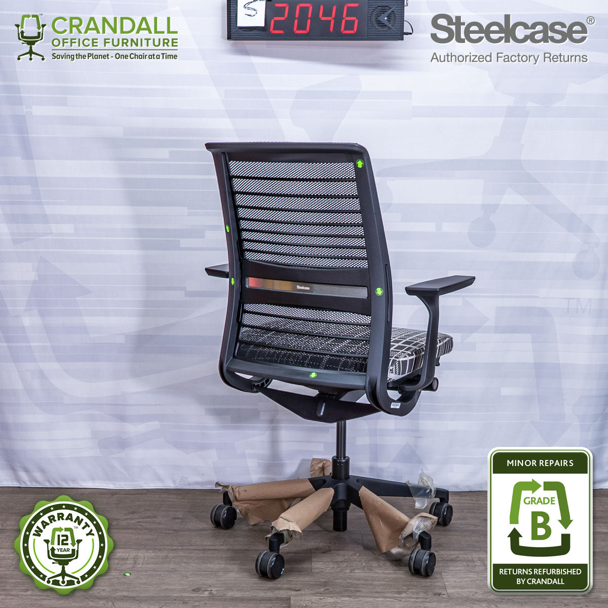 S-2046 - Steelcase V2 Think - Grade B