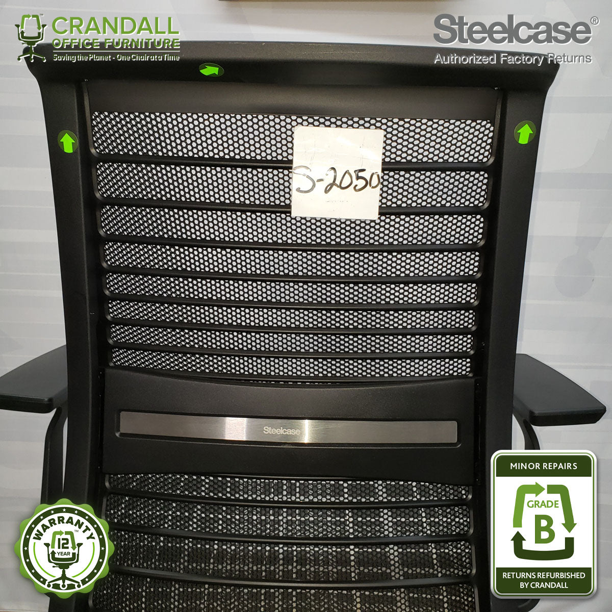 S-2050 - Steelcase V2 Think - Grade B