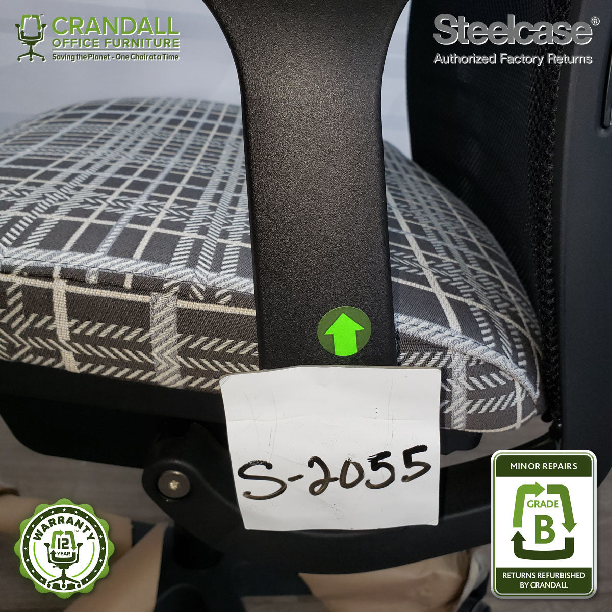 S-2055 - Steelcase V2 Think - Grade B