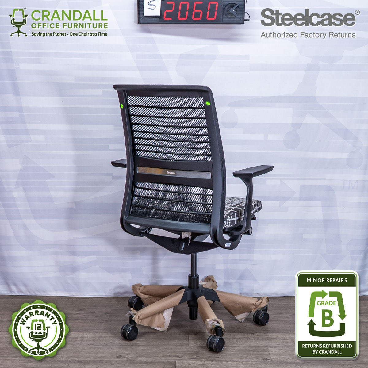 S-2060 - Steelcase V2 Think - Grade B