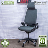S-2097 - Steelcase Gesture with Headrest - Grade B