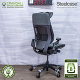 S-2097 - Steelcase Gesture with Headrest - Grade B
