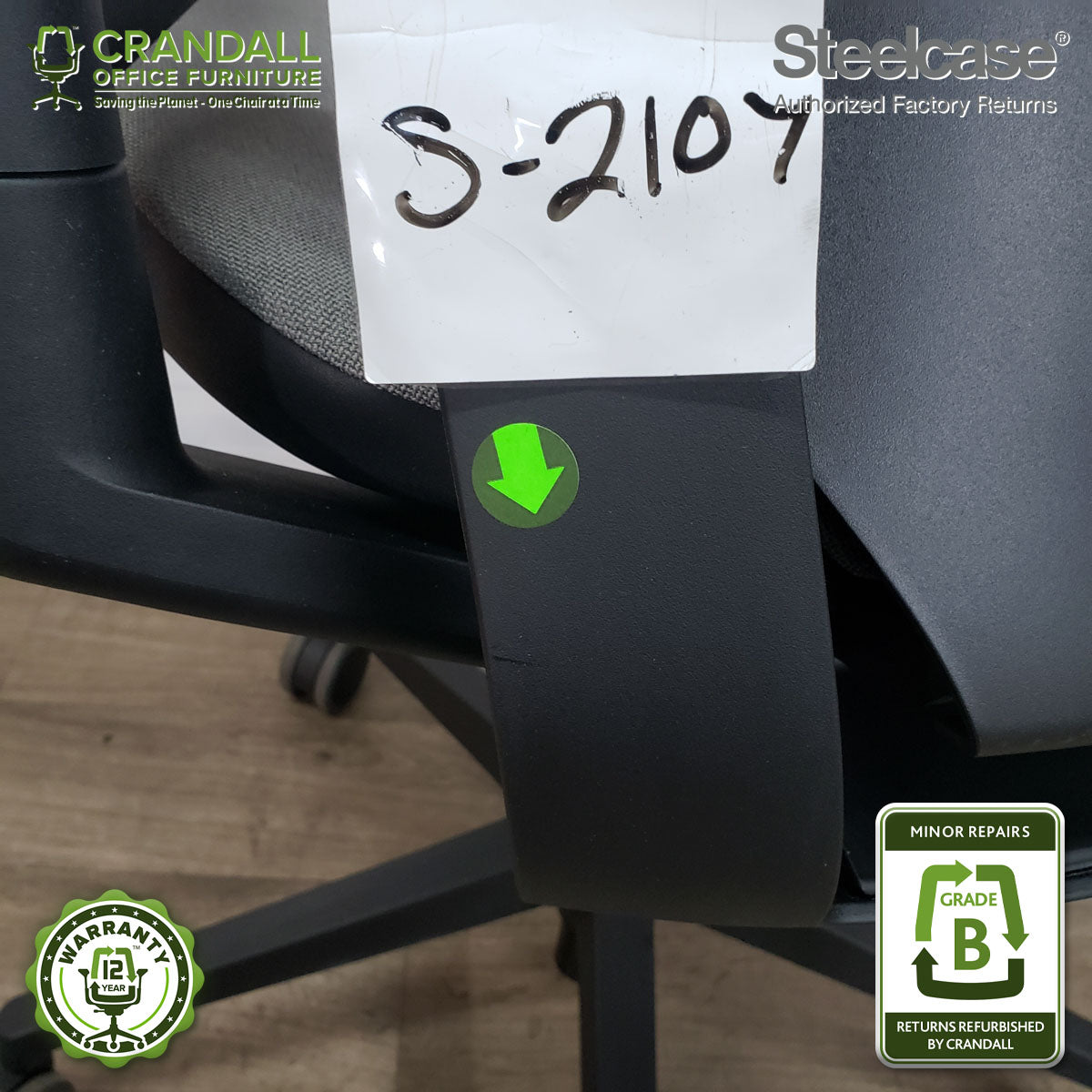 S-2107 - Steelcase Gesture - Grade B