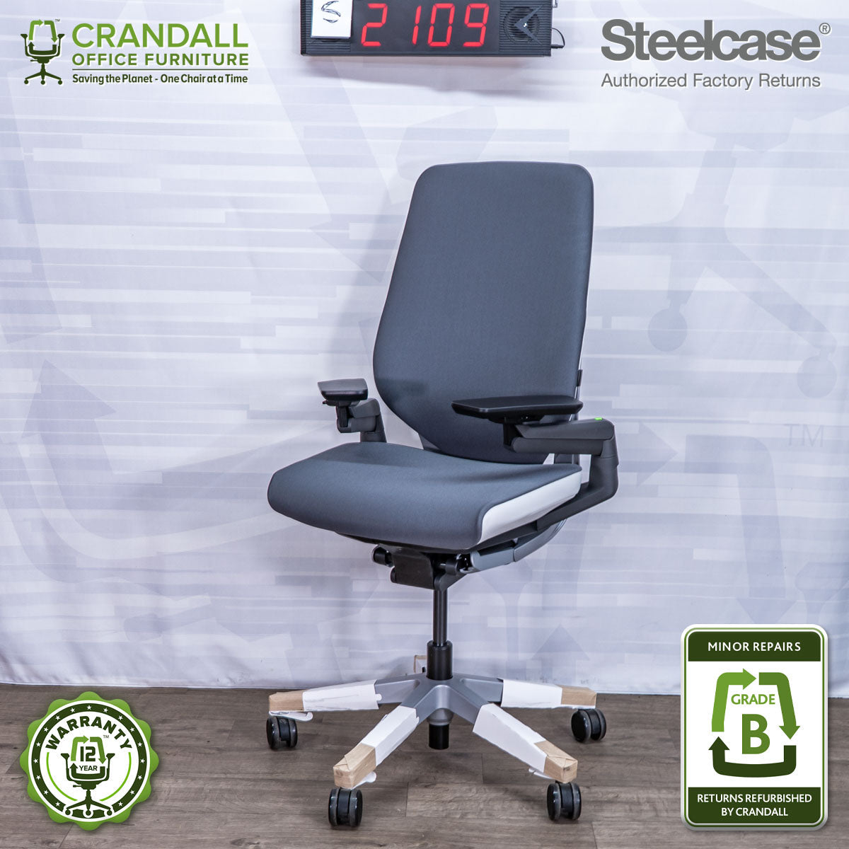 S-2109 - Steelcase Gesture - Grade B