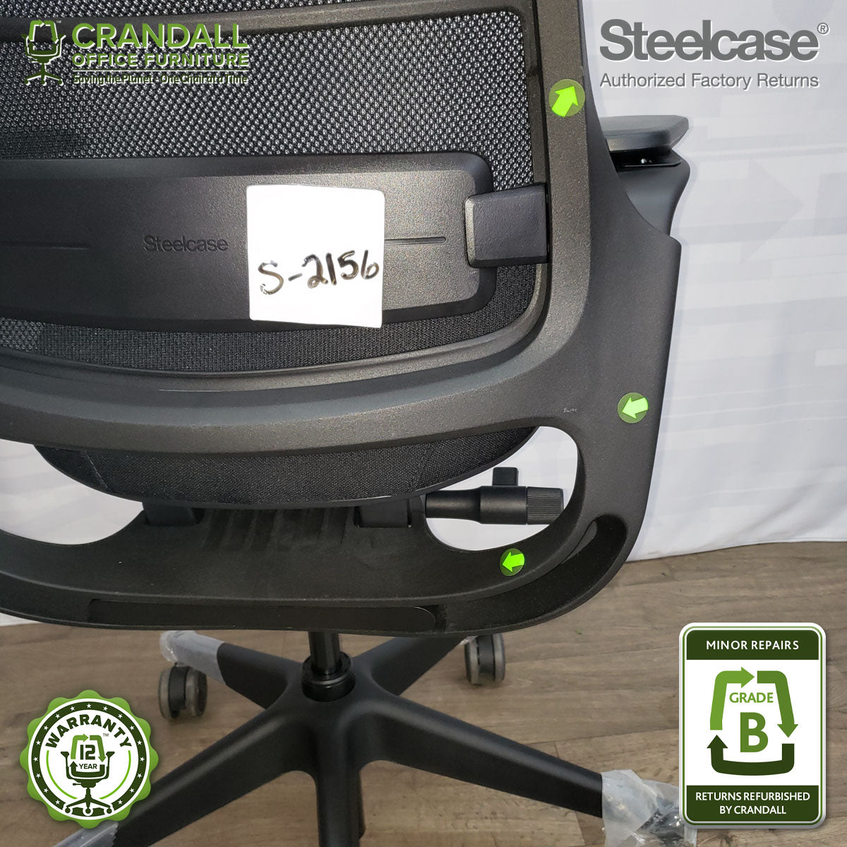 S-2156 - Steelcase Series 1 - Grade B