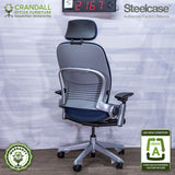 S-2167 - Steelcase V2 Leap with Headrest - Grade A