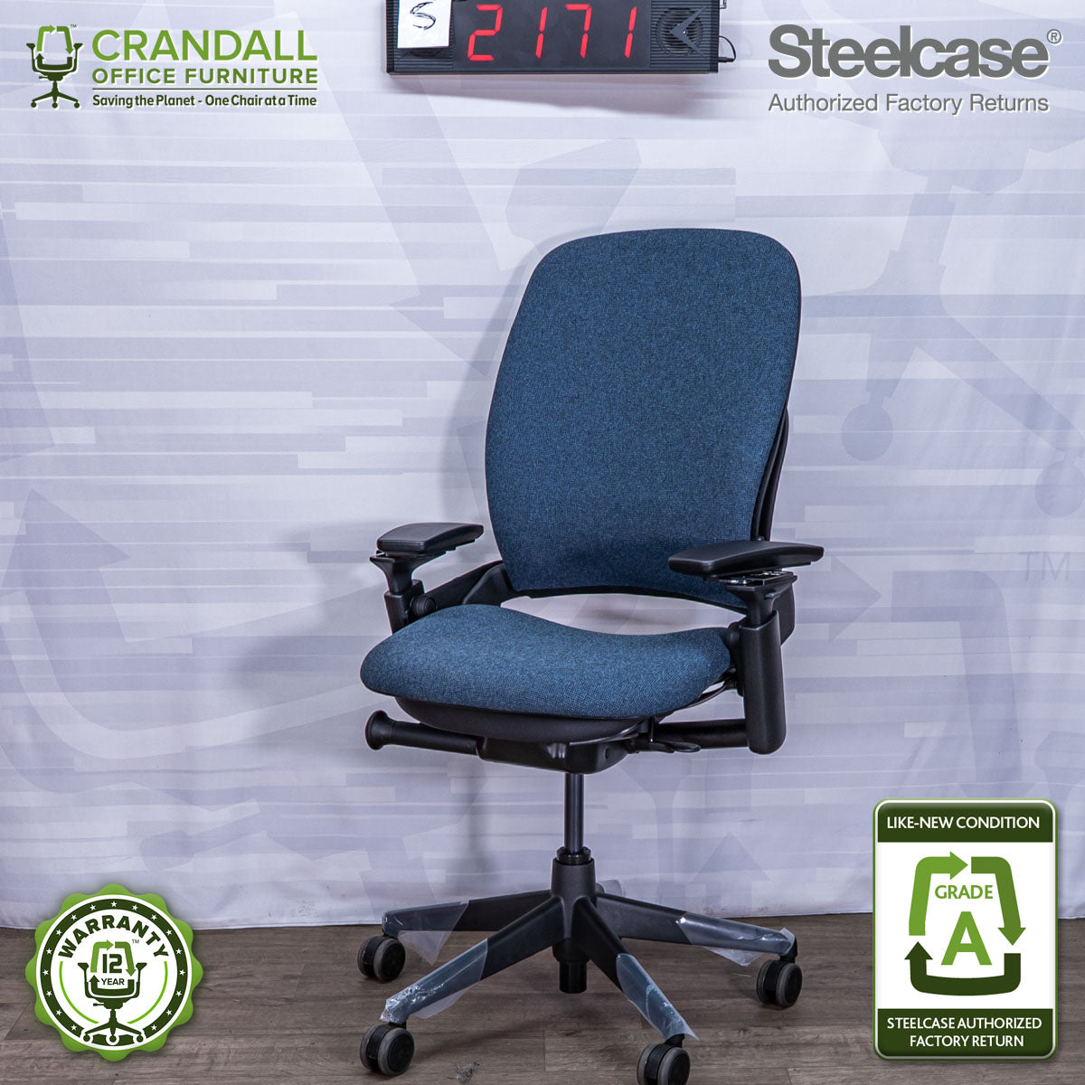 S-2171 - Steelcase V2 Leap - Grade A