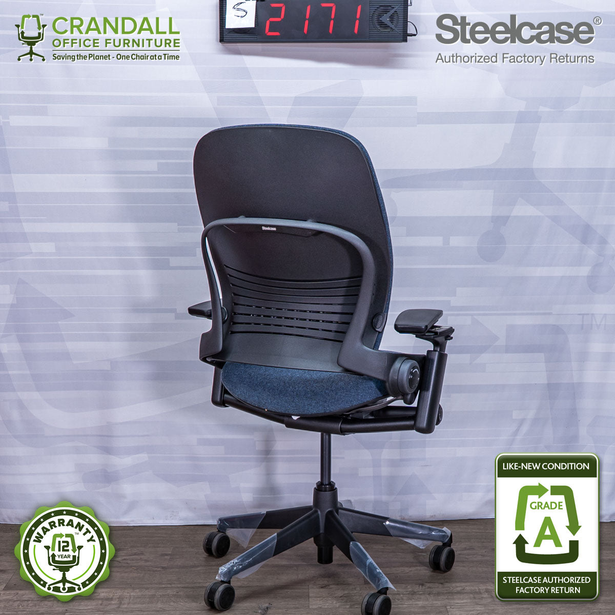 S-2171 - Steelcase V2 Leap - Grade A
