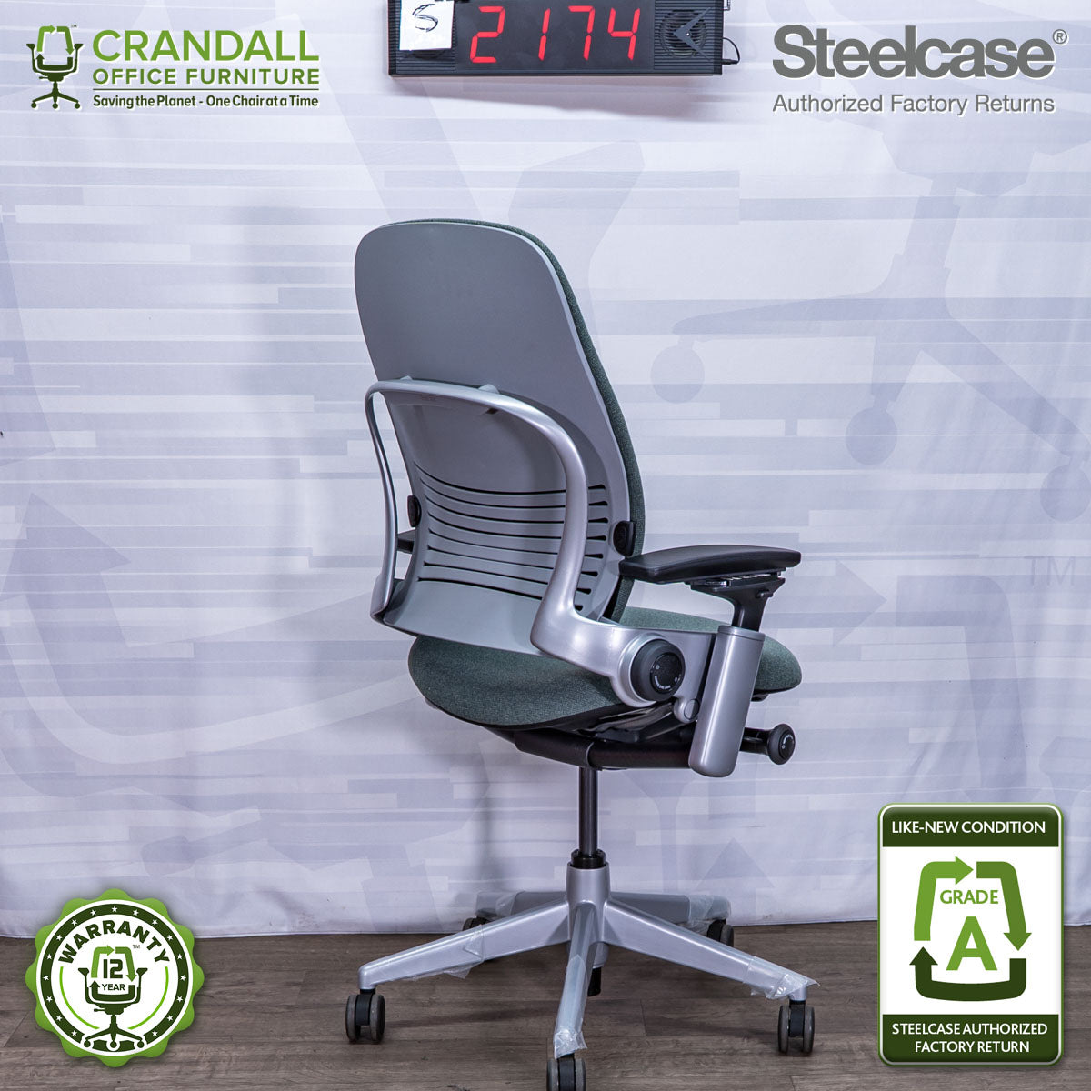 S-2174 - Steelcase V2 Leap - Grade A