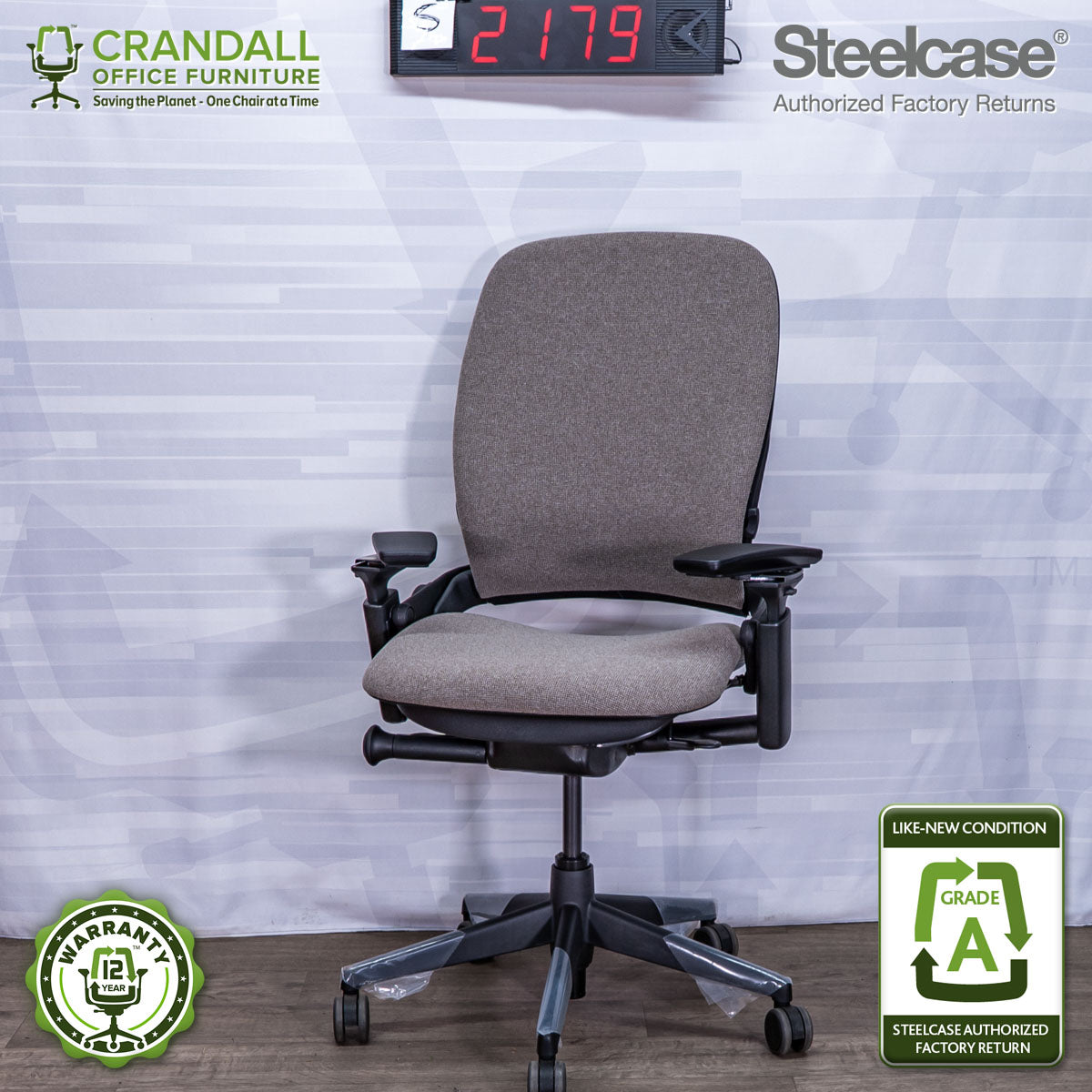 S-2179 - Steelcase V2 Leap - Grade A