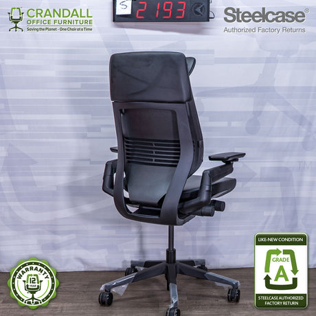 S-2193 - Steelcase Gesture with Headrest - Grade A