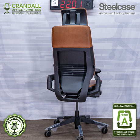 S-2201 - Steelcase Gesture with Headrest - Grade A