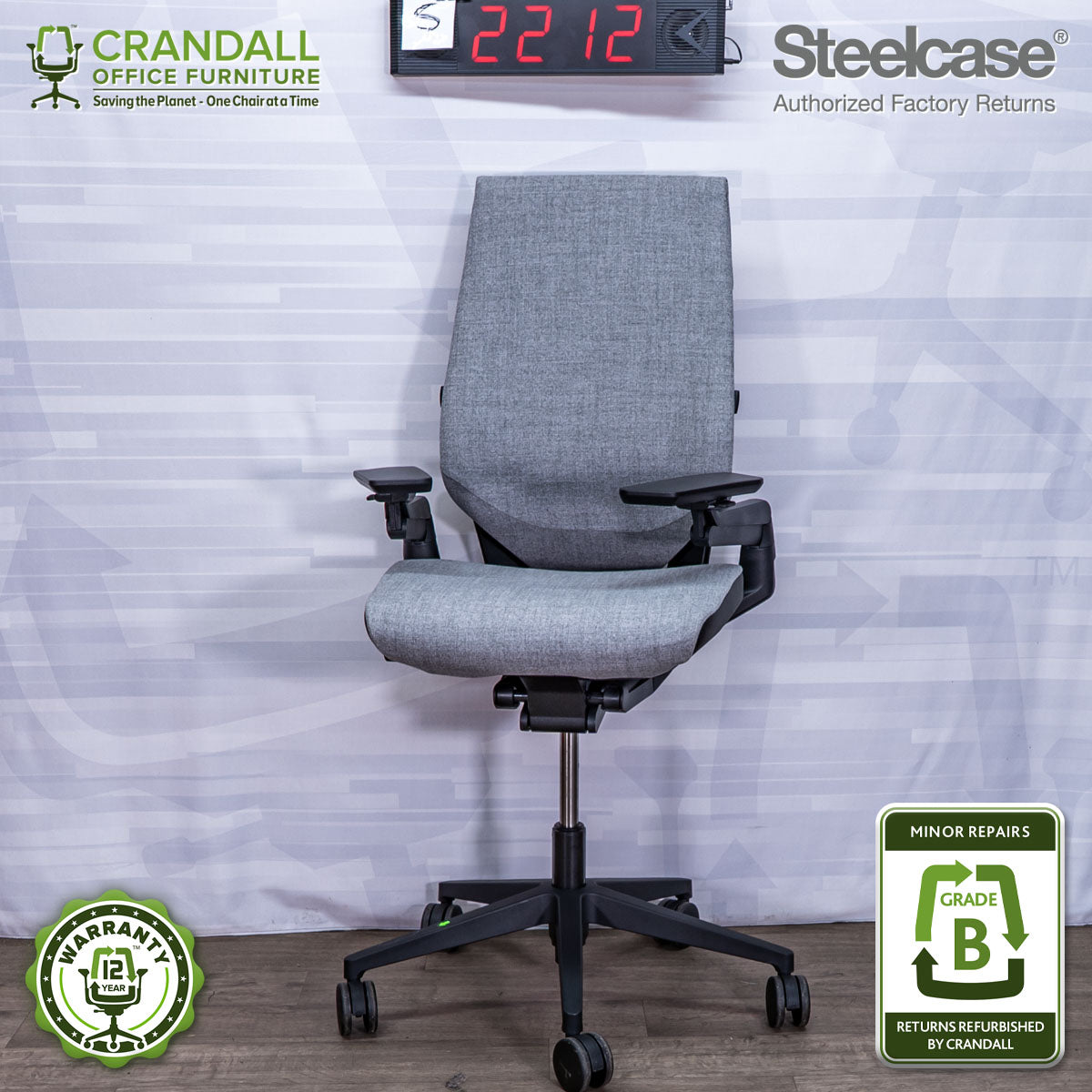 S-2212 - Steelcase Gesture - Grade B