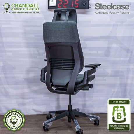 S-2215 - Steelcase Gesture with Headrest - Grade B