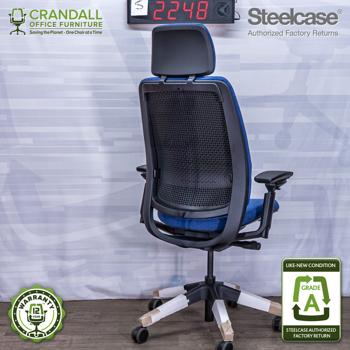 S-2248 - Steelcase Series 2 with Headrest - Grade A