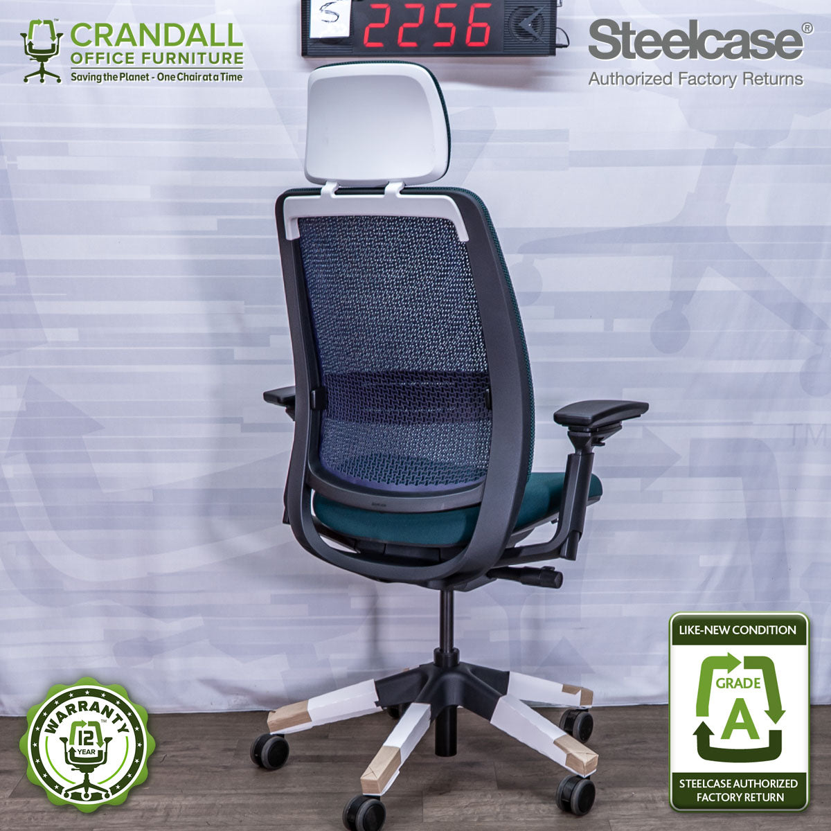 S-2256 - Steelcase Series 2 with Headrest - Grade A