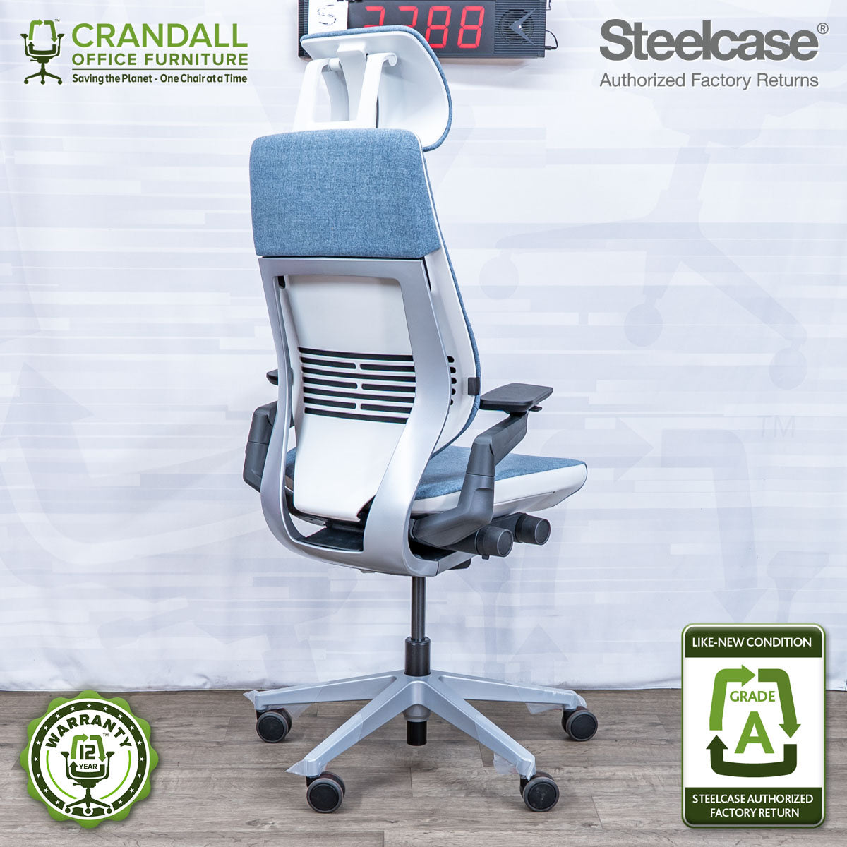 S-2288 - Steelcase Gesture - Grade A – Crandall Office Furniture