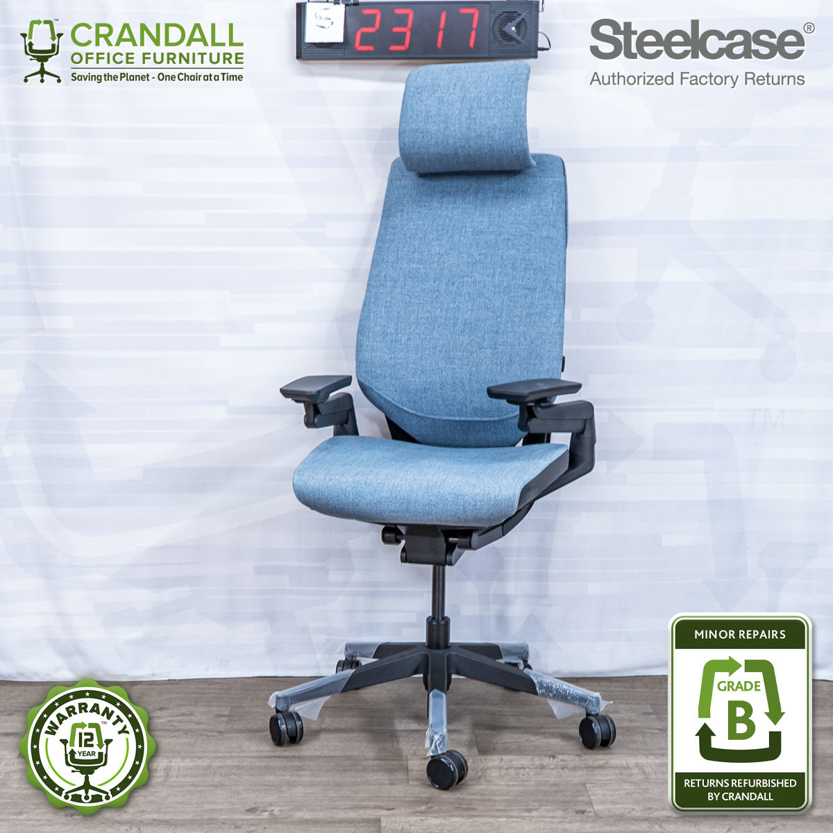 S-2317 - Steelcase Gesture - Grade B