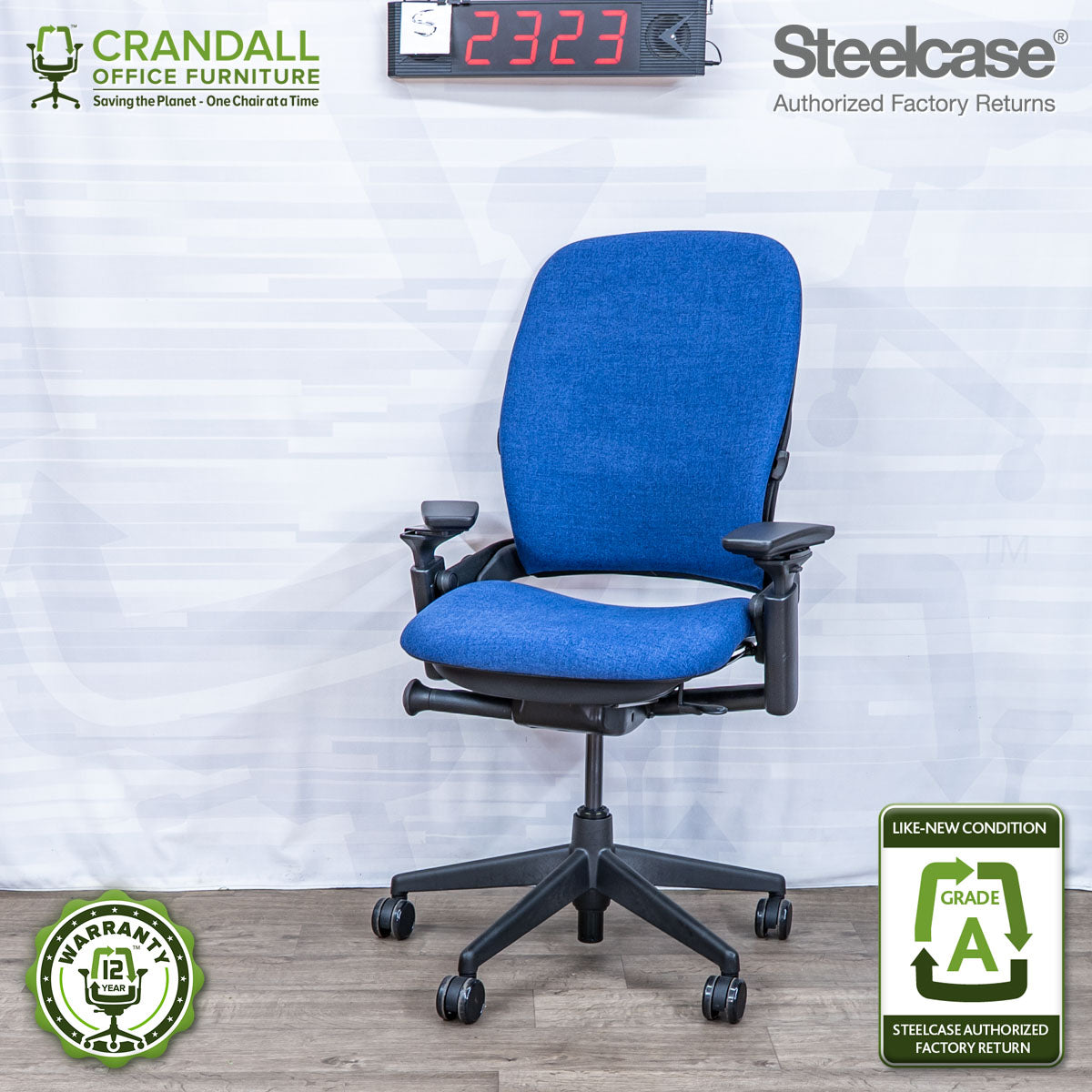 S-2323 - Steelcase V2 Leap - Grade A