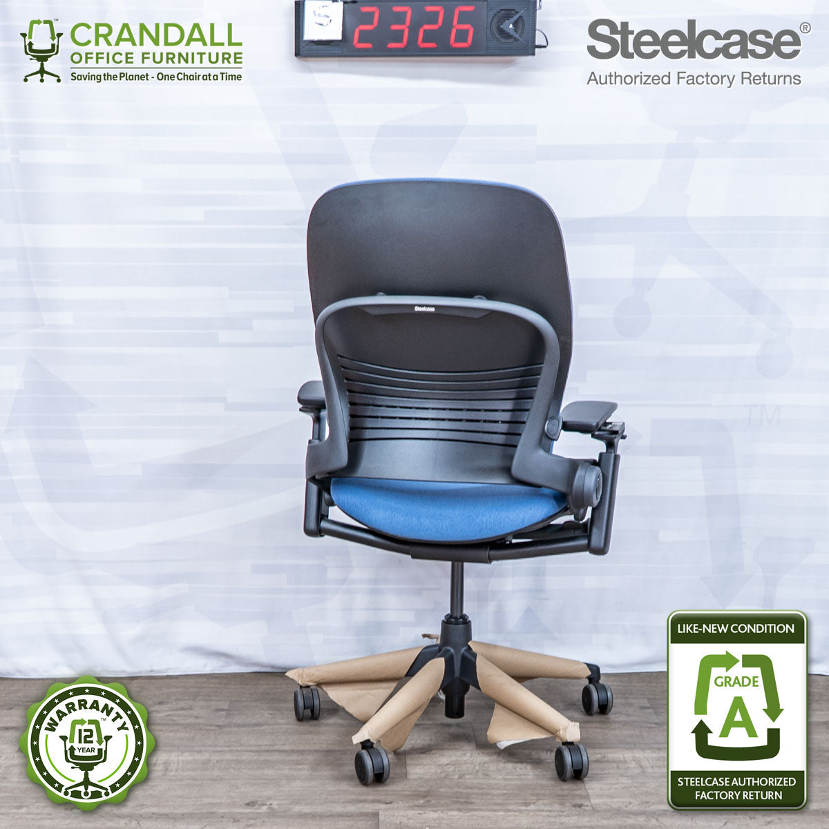 S-2326 - Steelcase V2 Leap - Grade A