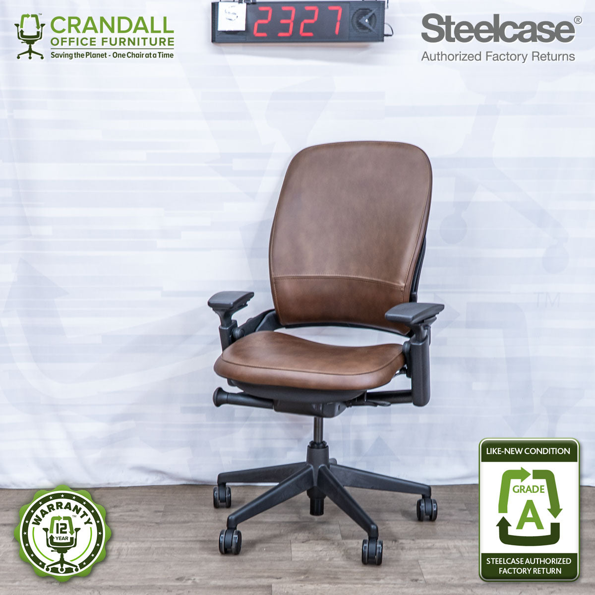 S-2327 - Steelcase V2 Leap - Grade A