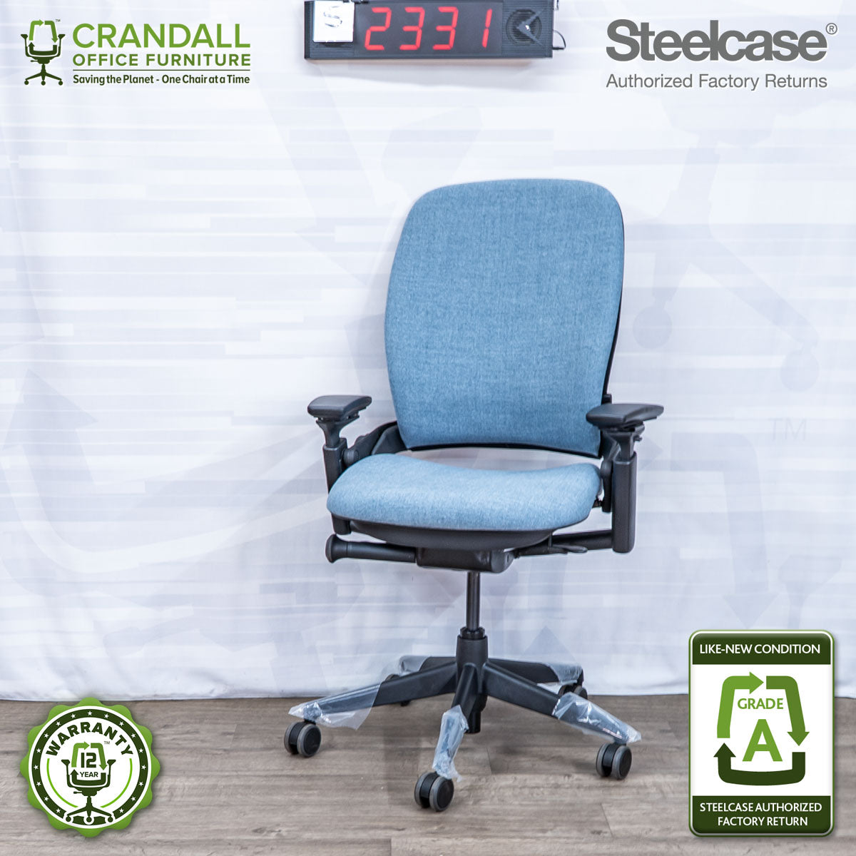 S-2331 - Steelcase V2 Leap - Grade A