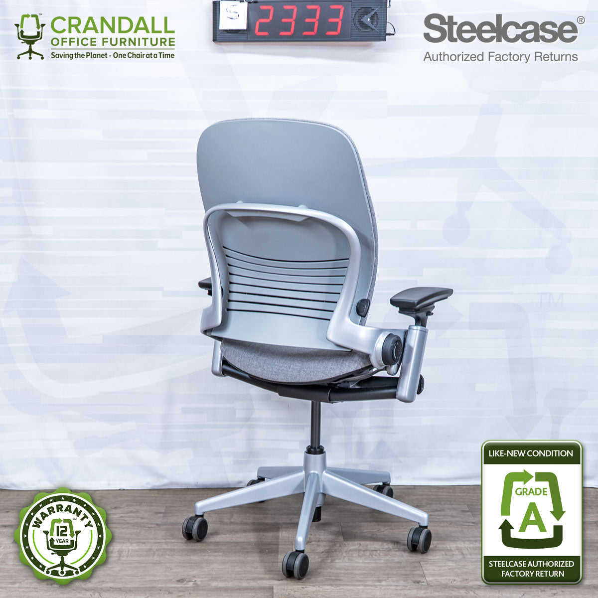 S-2333 - Steelcase V2 Leap - Grade A