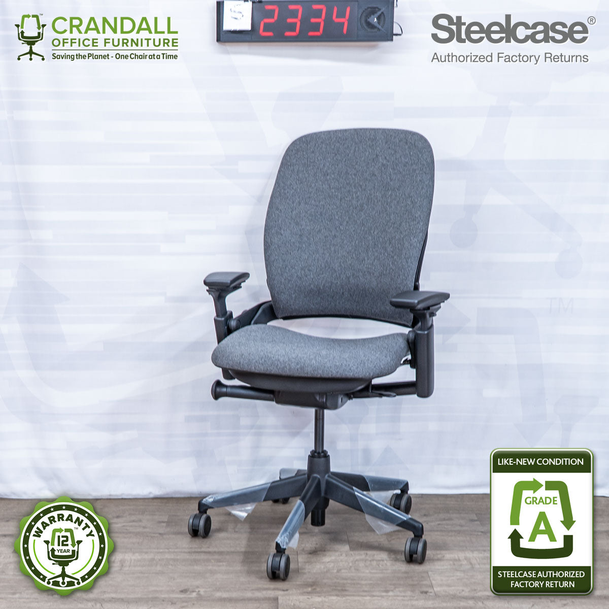 S-2334 - Steelcase V2 Leap - Grade A