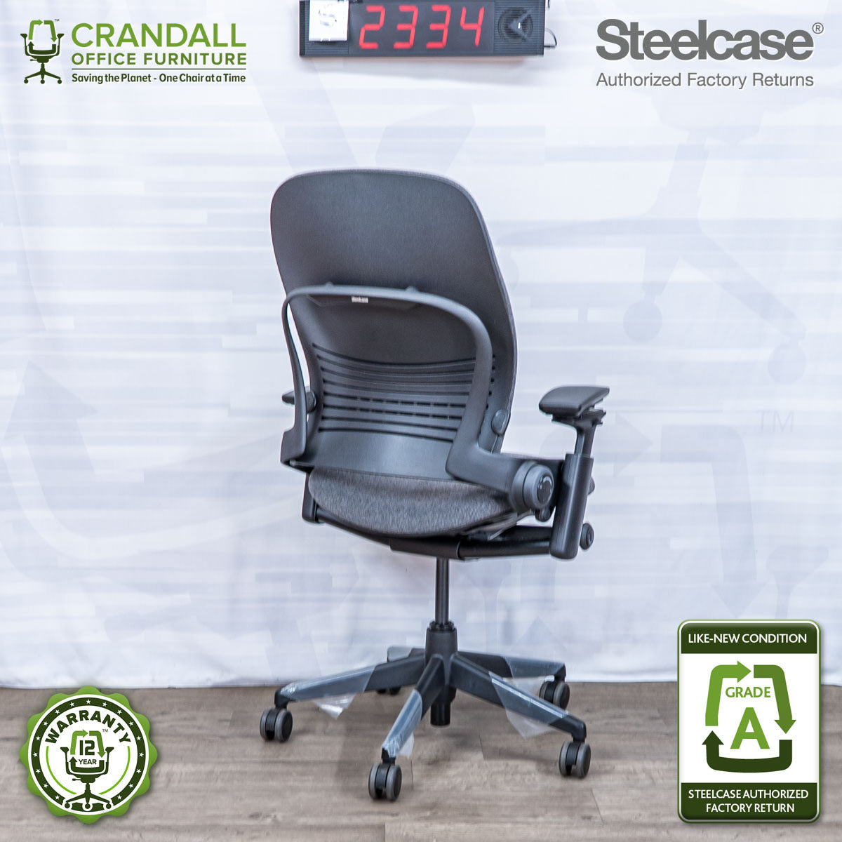 S-2334 - Steelcase V2 Leap - Grade A