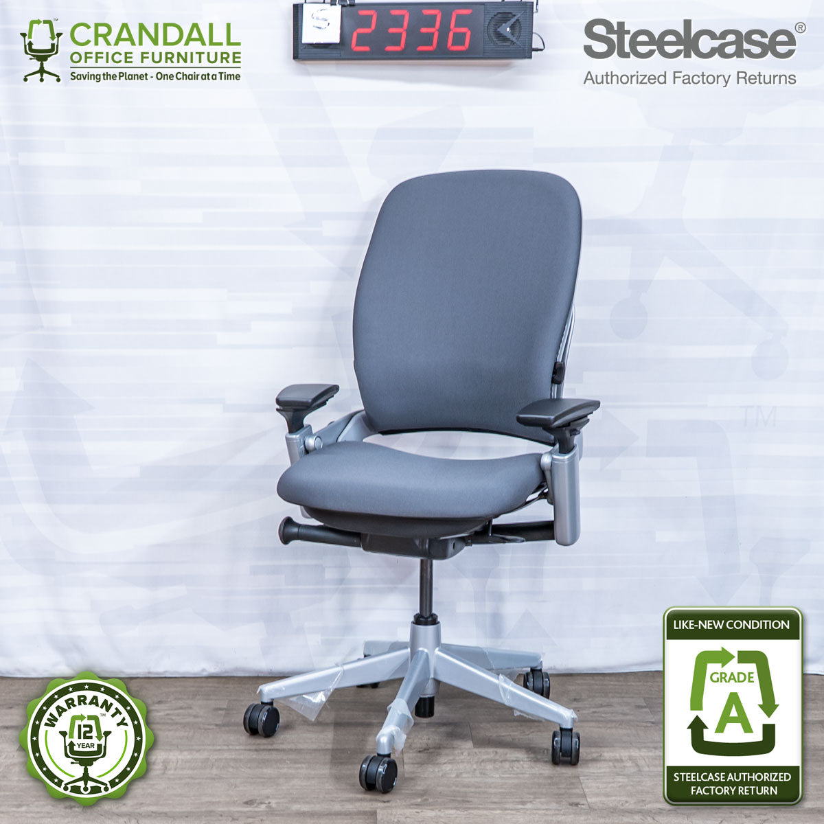 S-2336 - Steelcase V2 Leap - Grade A
