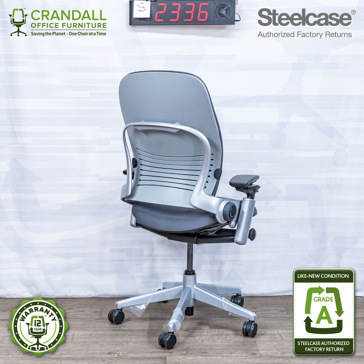 S-2336 - Steelcase V2 Leap - Grade A
