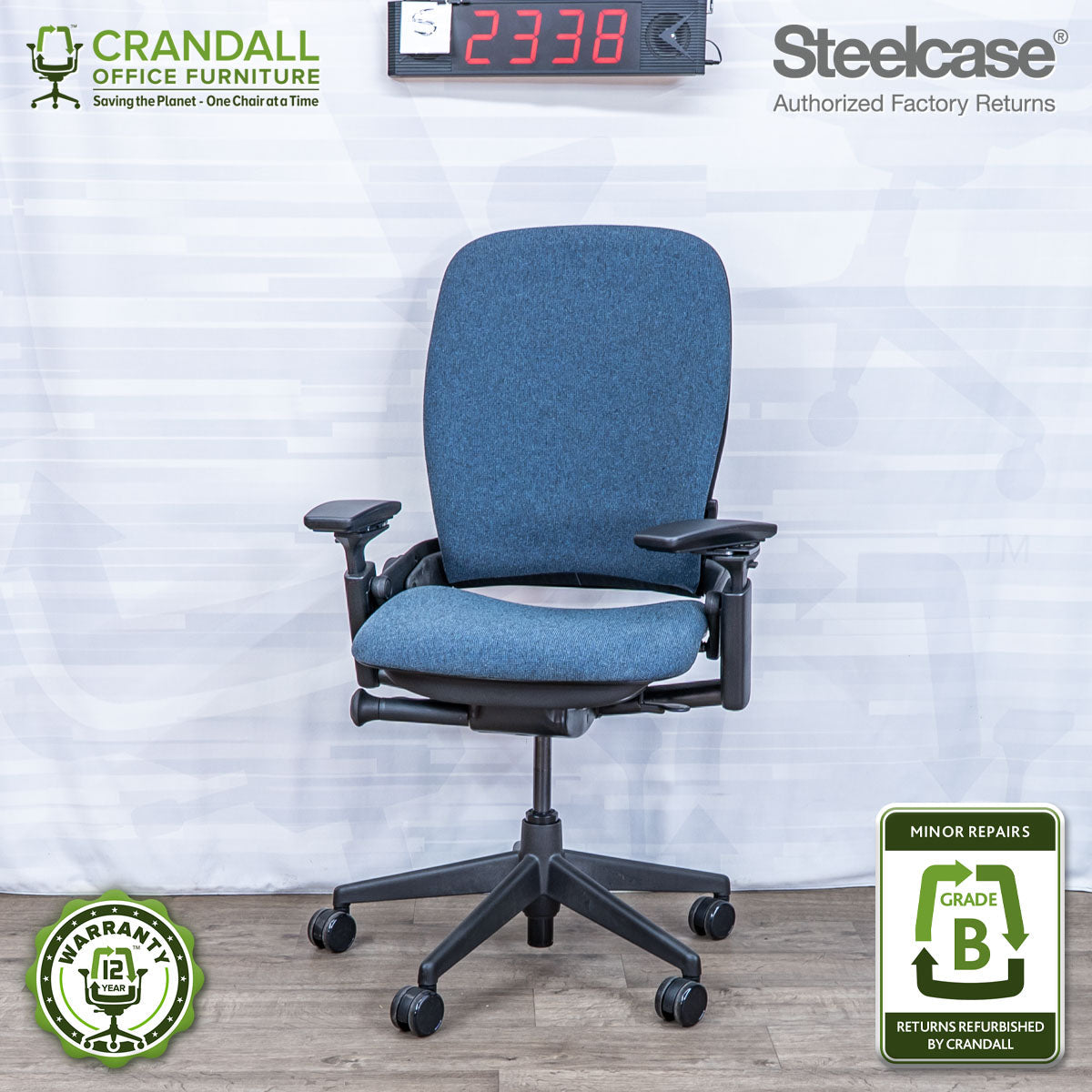 S-2338 - Steelcase V2 Leap - Grade B