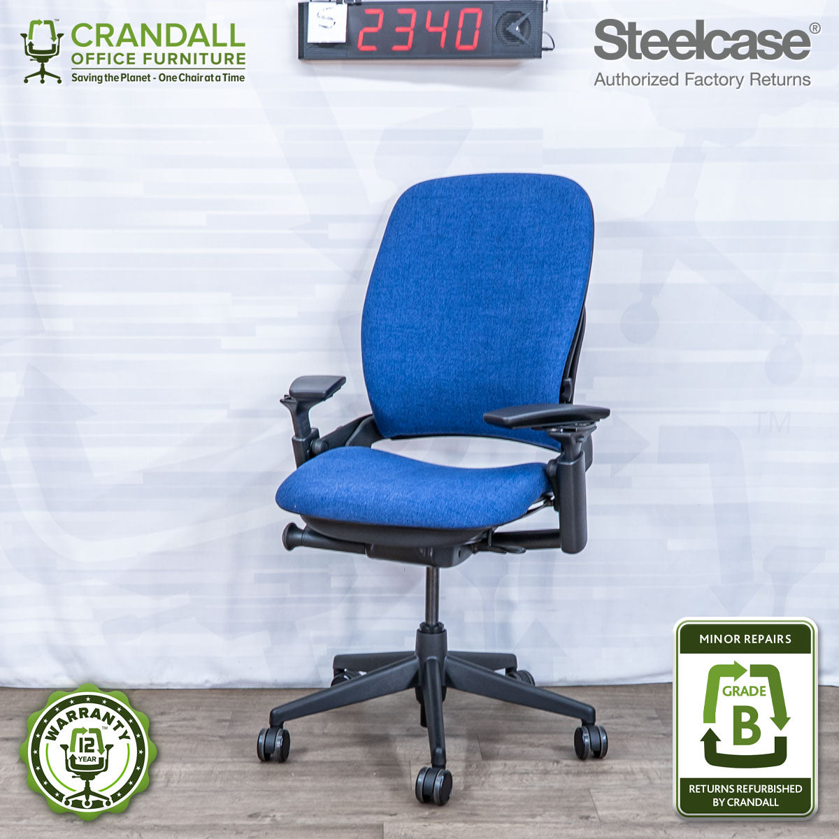 S-2340 - Steelcase V2 Leap - Grade B