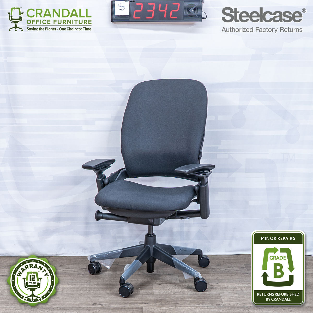 S-2342 - Steelcase V2 Leap - Grade B