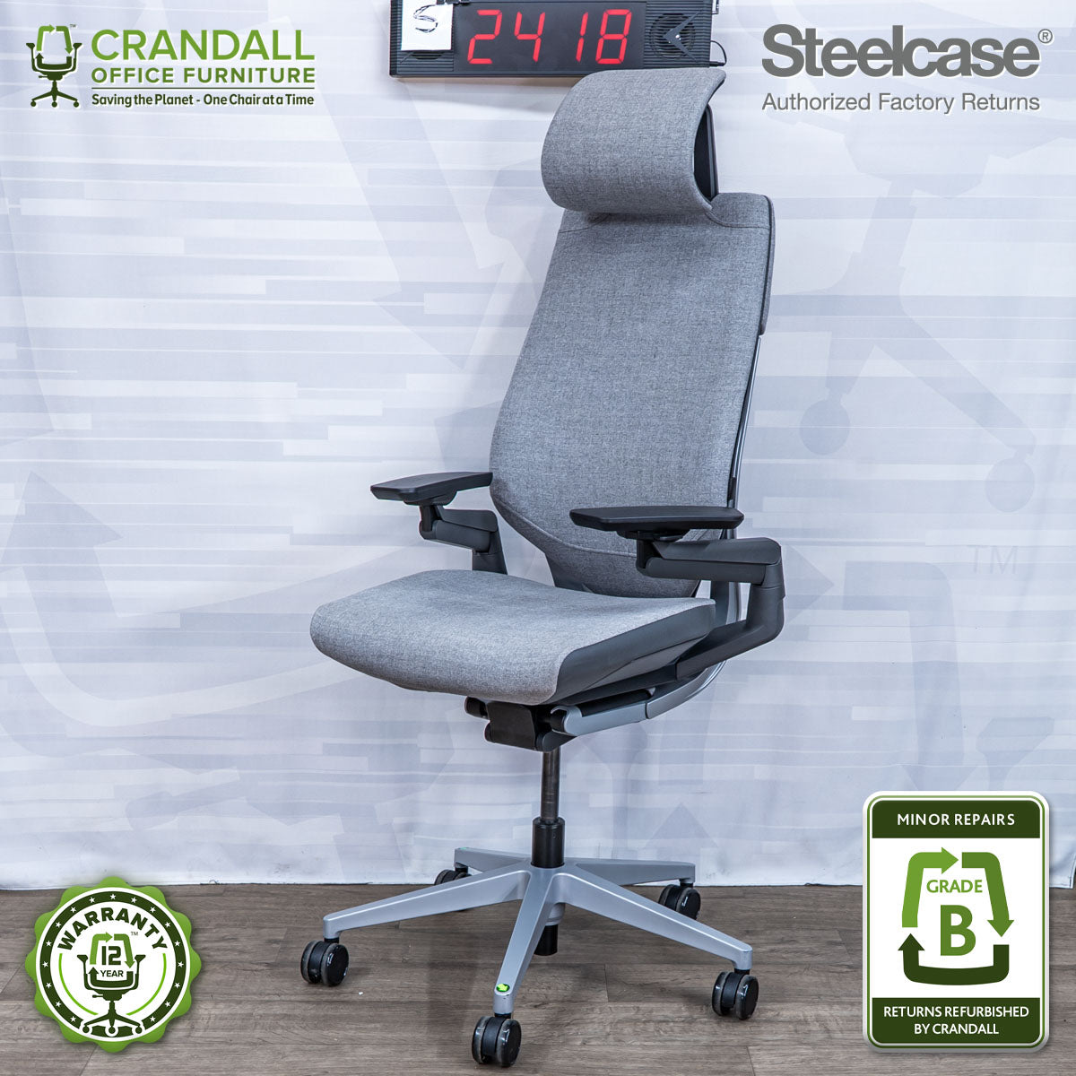 S-2418 - Steelcase Gesture - Grade B