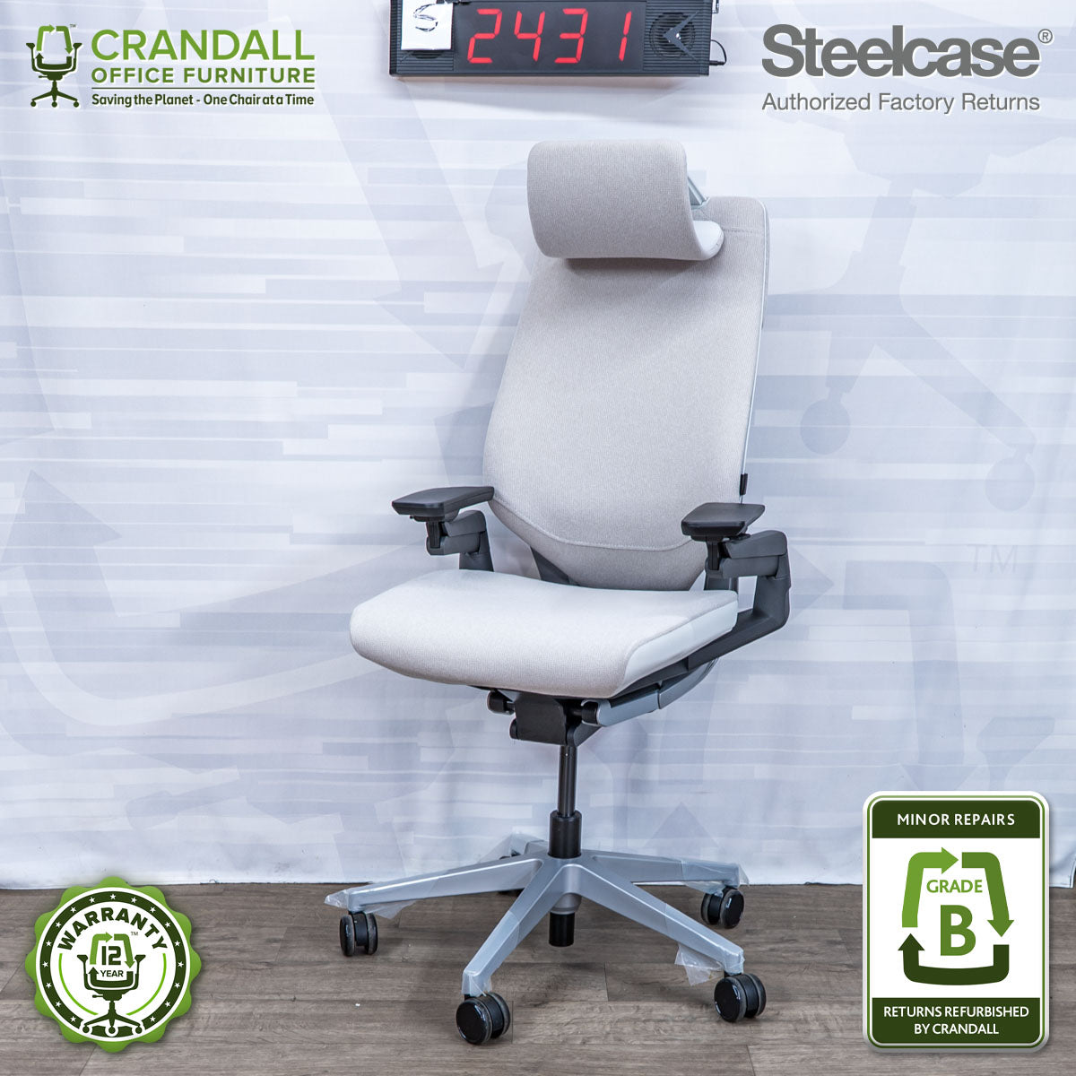 S-2431 - Steelcase Gesture - Grade B