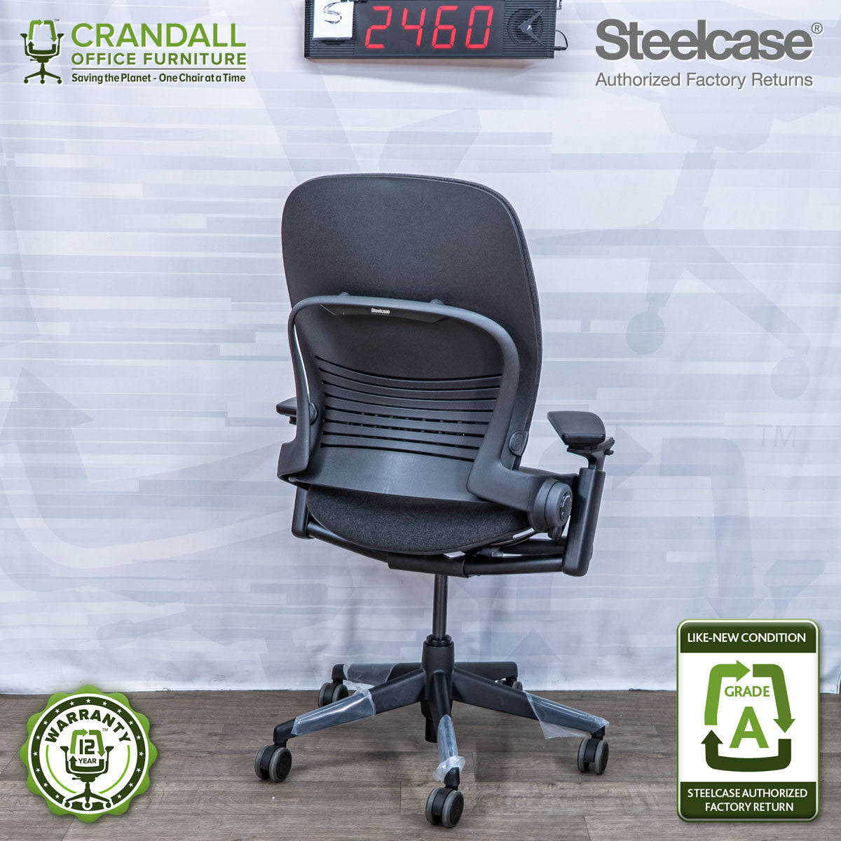 S-2460 - Steelcase V2 Leap - Grade A